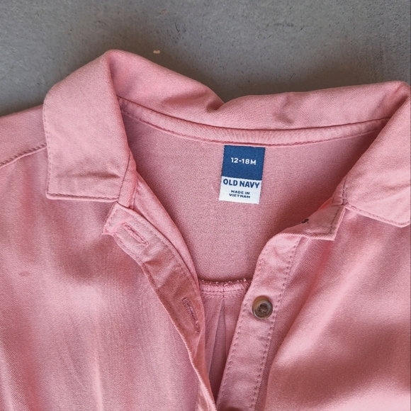 Old Navy Long-Sleeve Utility Pocket Jumpsuit for Baby 12-18 months - Picture 5 of 7